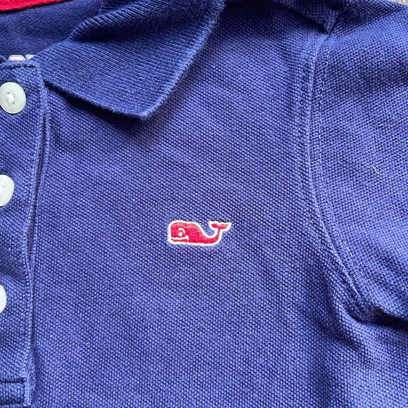Vineyard Vines Navy Blue Youth Boys Polo - Picture 2 of 7